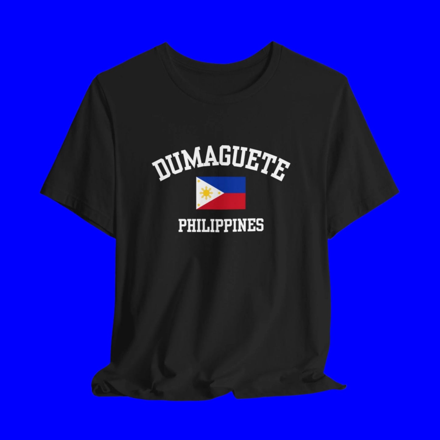 Dumaguete, Philippines logo t shirt - black