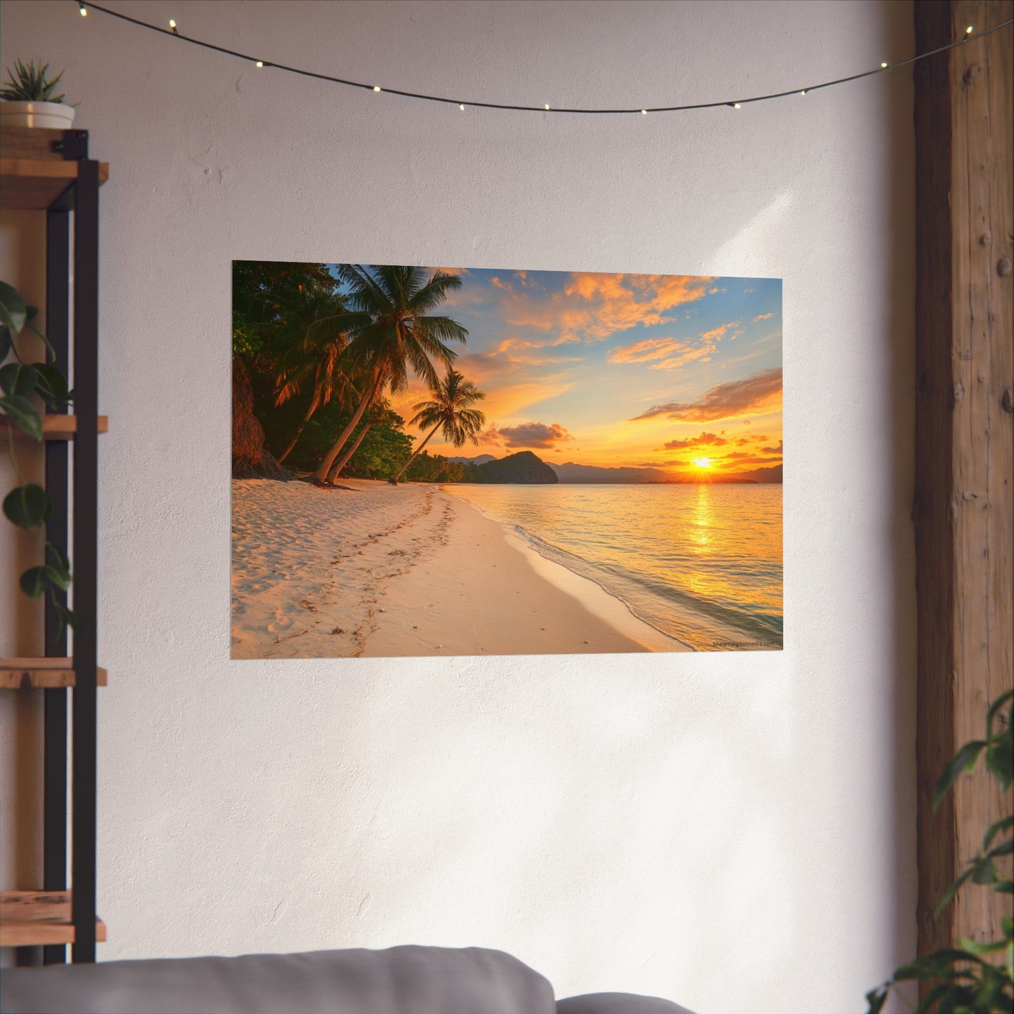 Tropical Philippine Beach Wall Art #2