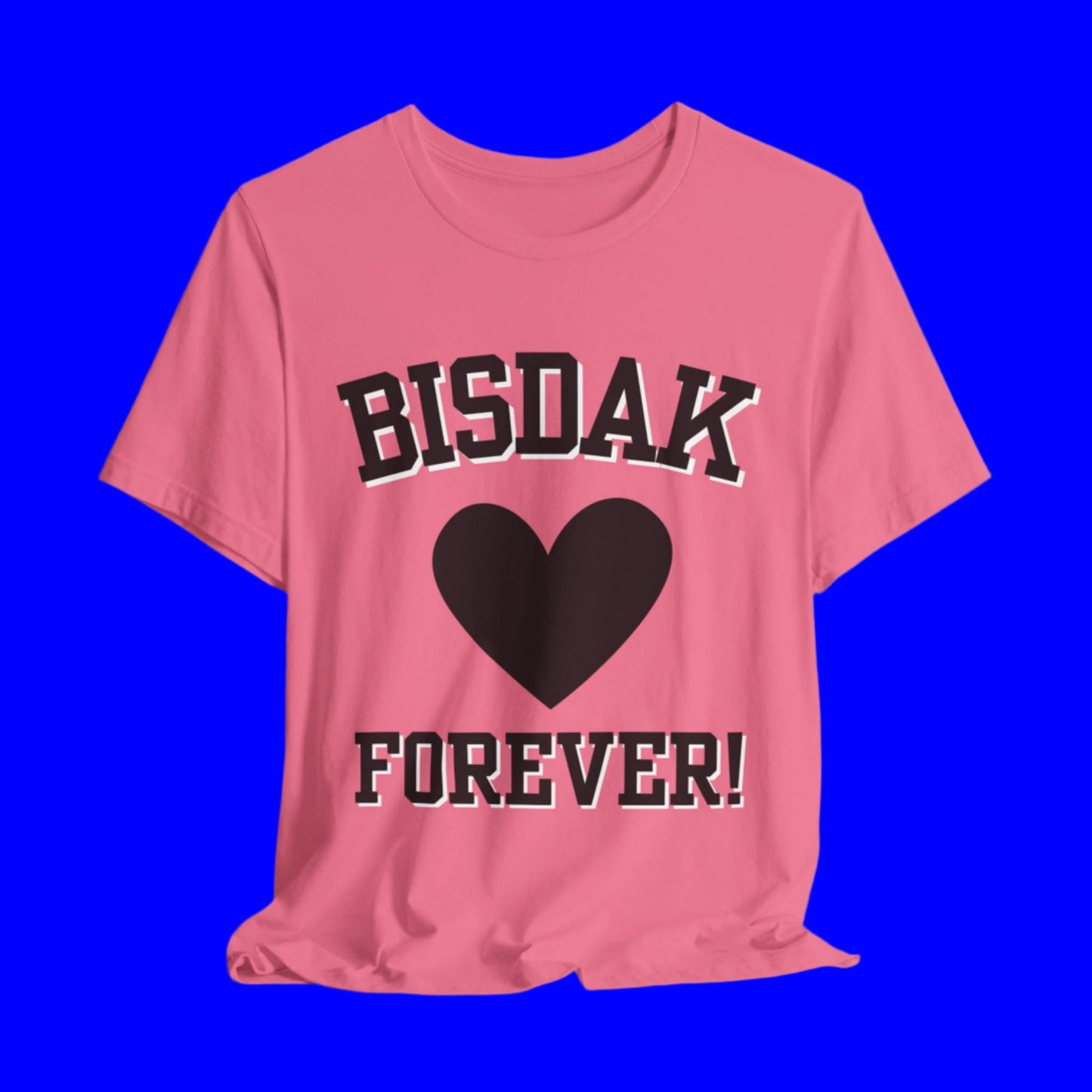 Bisdak Forever logo t shirt - cherry pink