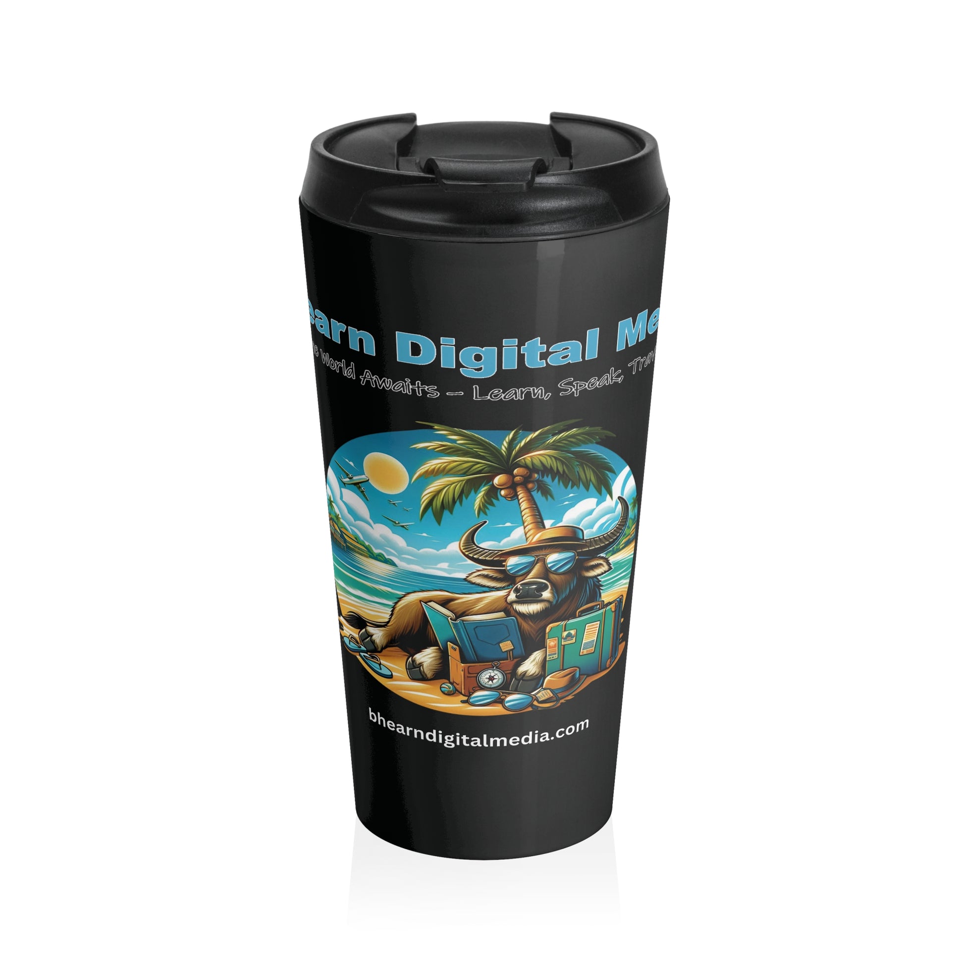 BHearn Digital Media travel mug