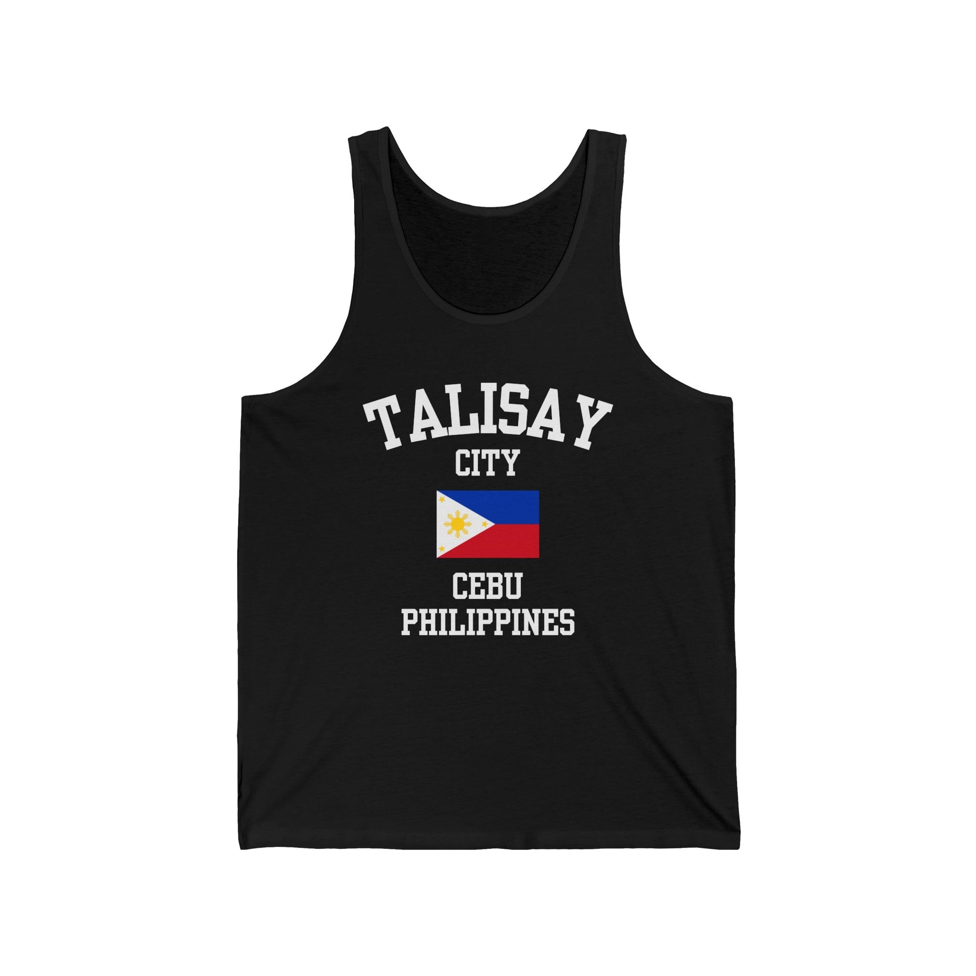 Talisay City, Philippines logo tank top - black