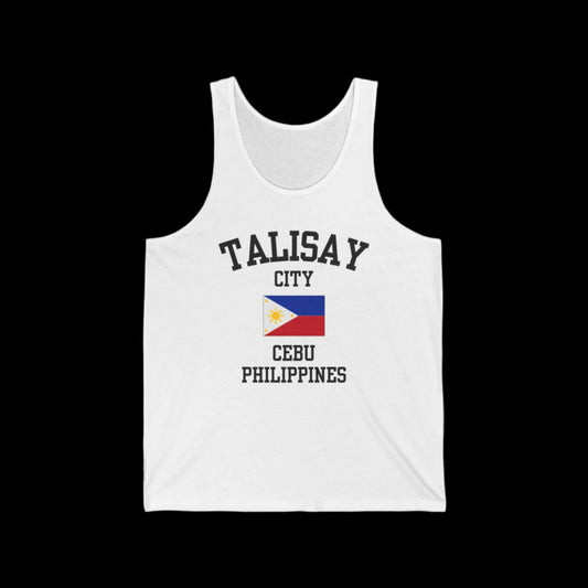 Talisay City, Philippines logo tank top - white