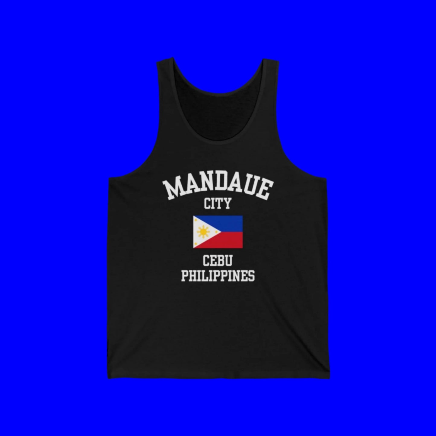 Mandaue City logo tank top - black