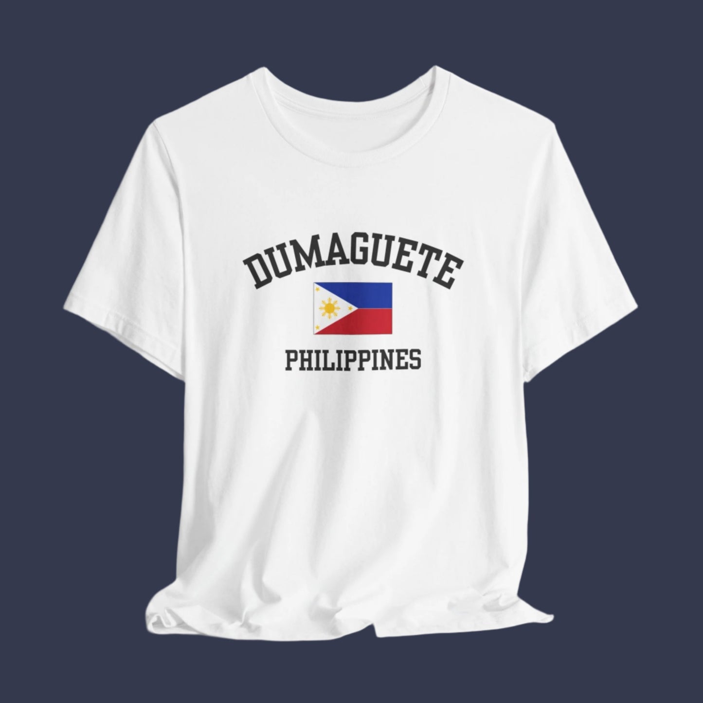 Dumaguete, Philippines logo t shirt - white