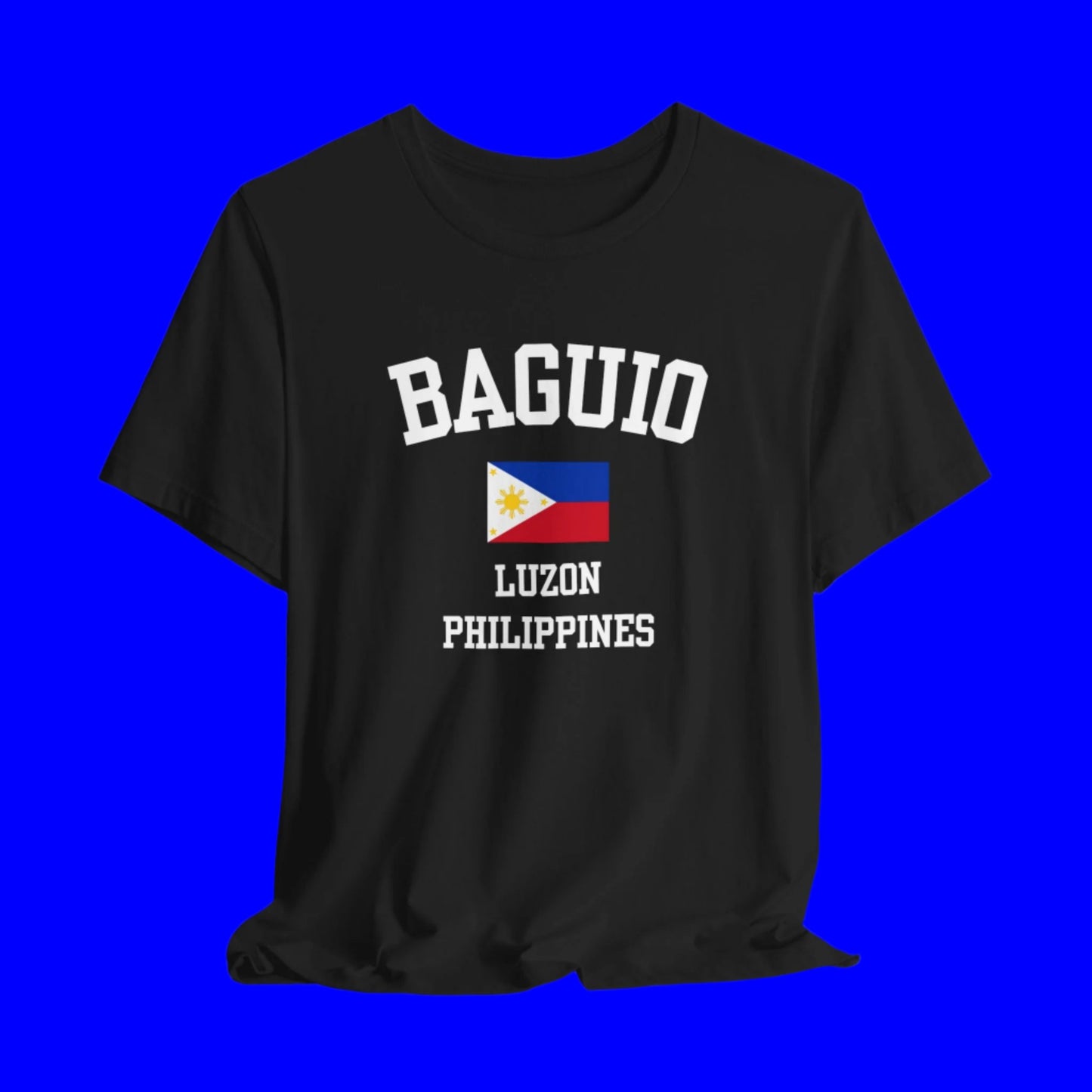 Baguio, Philippines logo t shirt - black