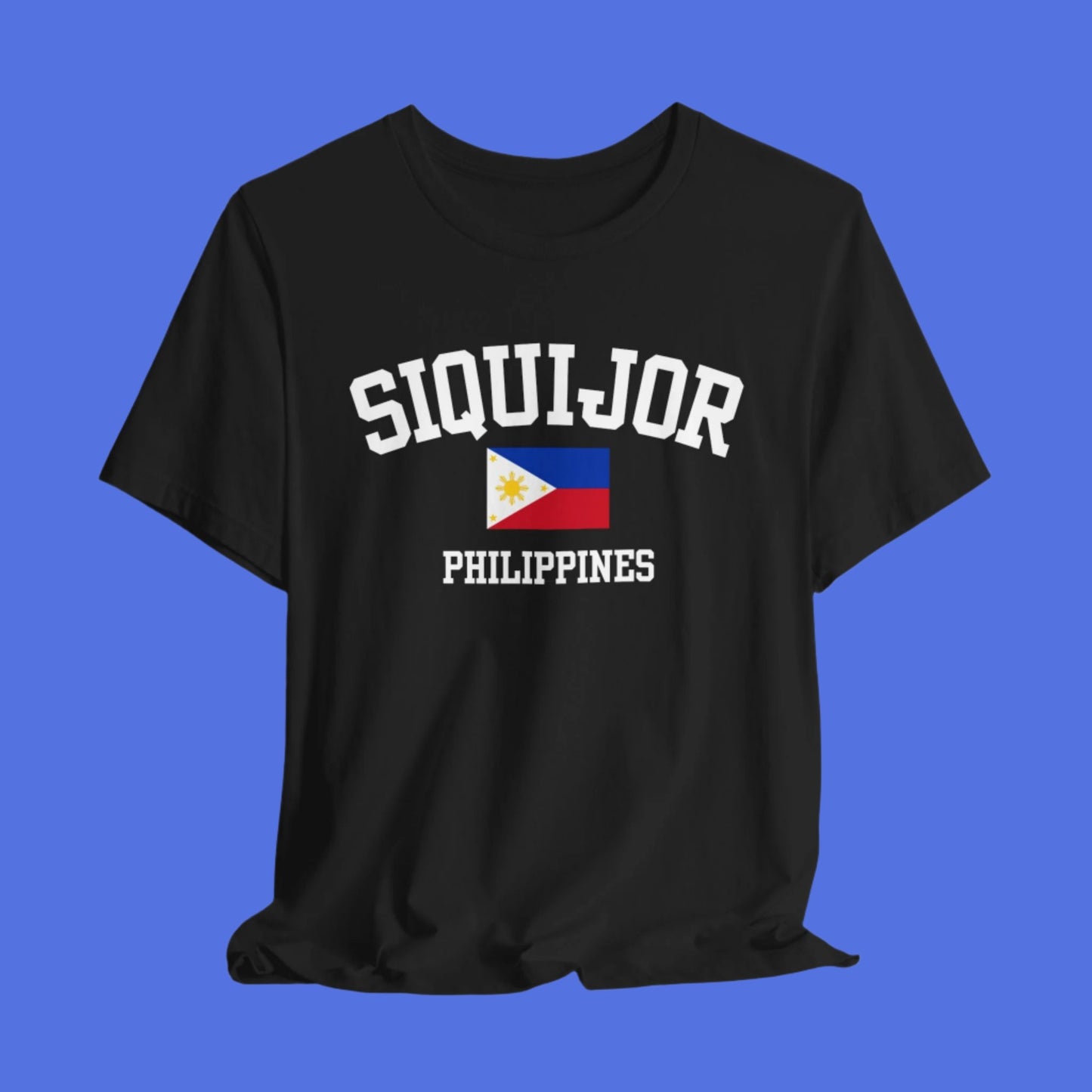 Siquijor, Philippines logo t shirt - black