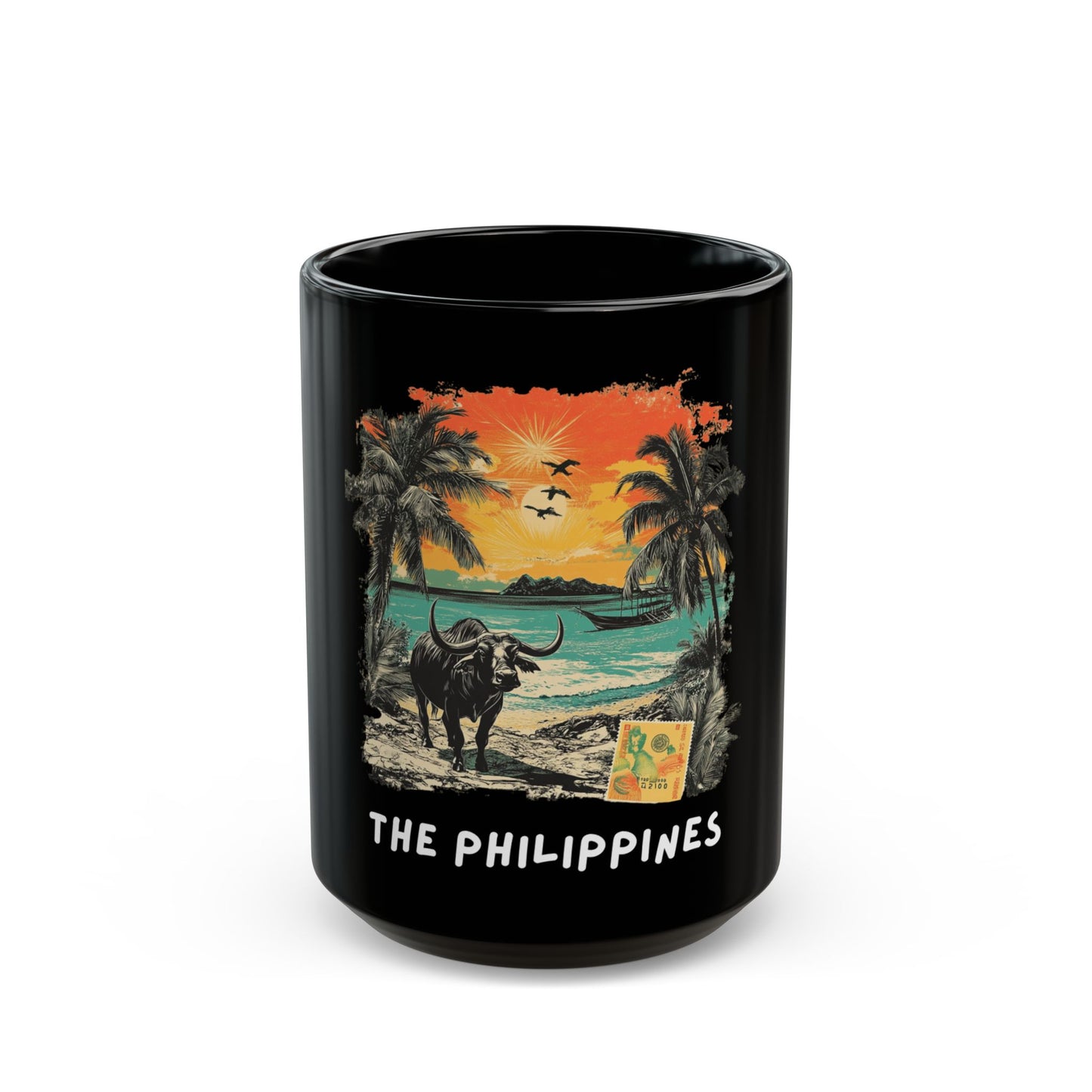 Philippines Carabao On The Beach Coffee Mug