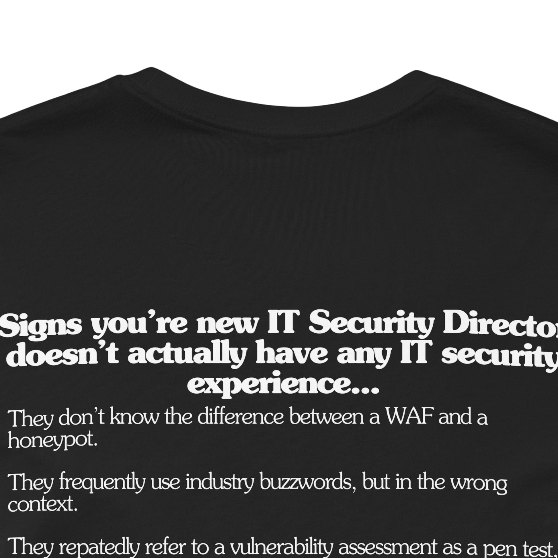 IT Security t shirt