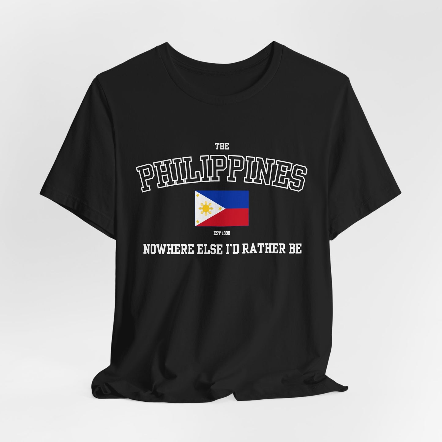 Philippines logo t shirt - black