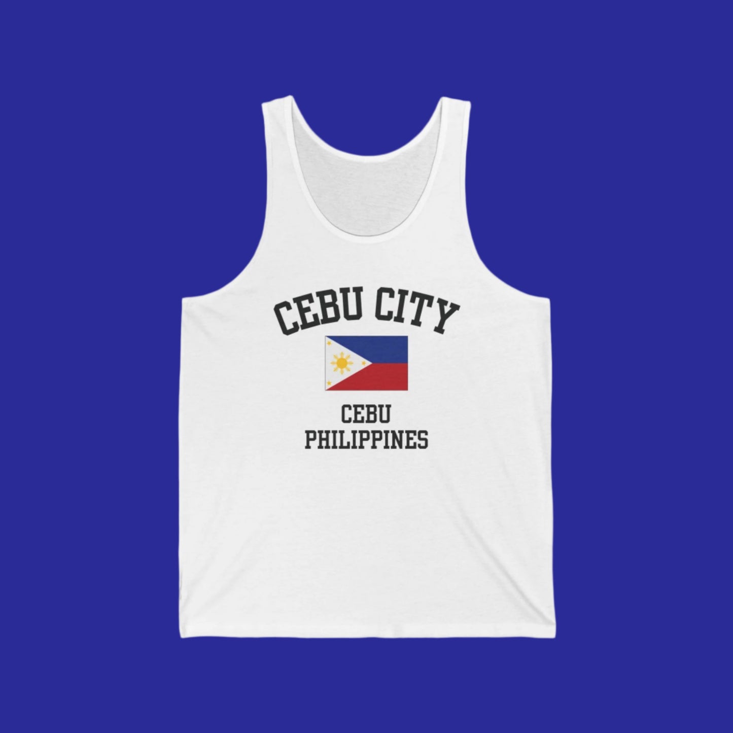 Cebu City, Philippines logo tank top - white