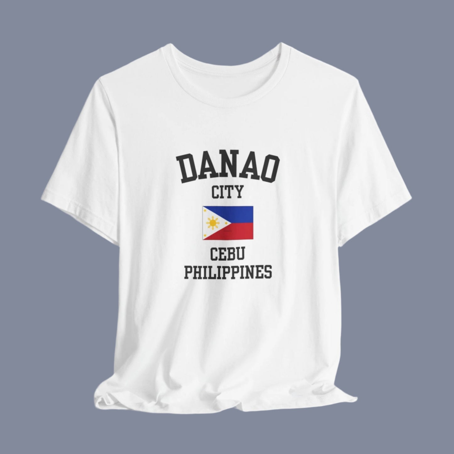 Danao, Philippines logo t shirt - white