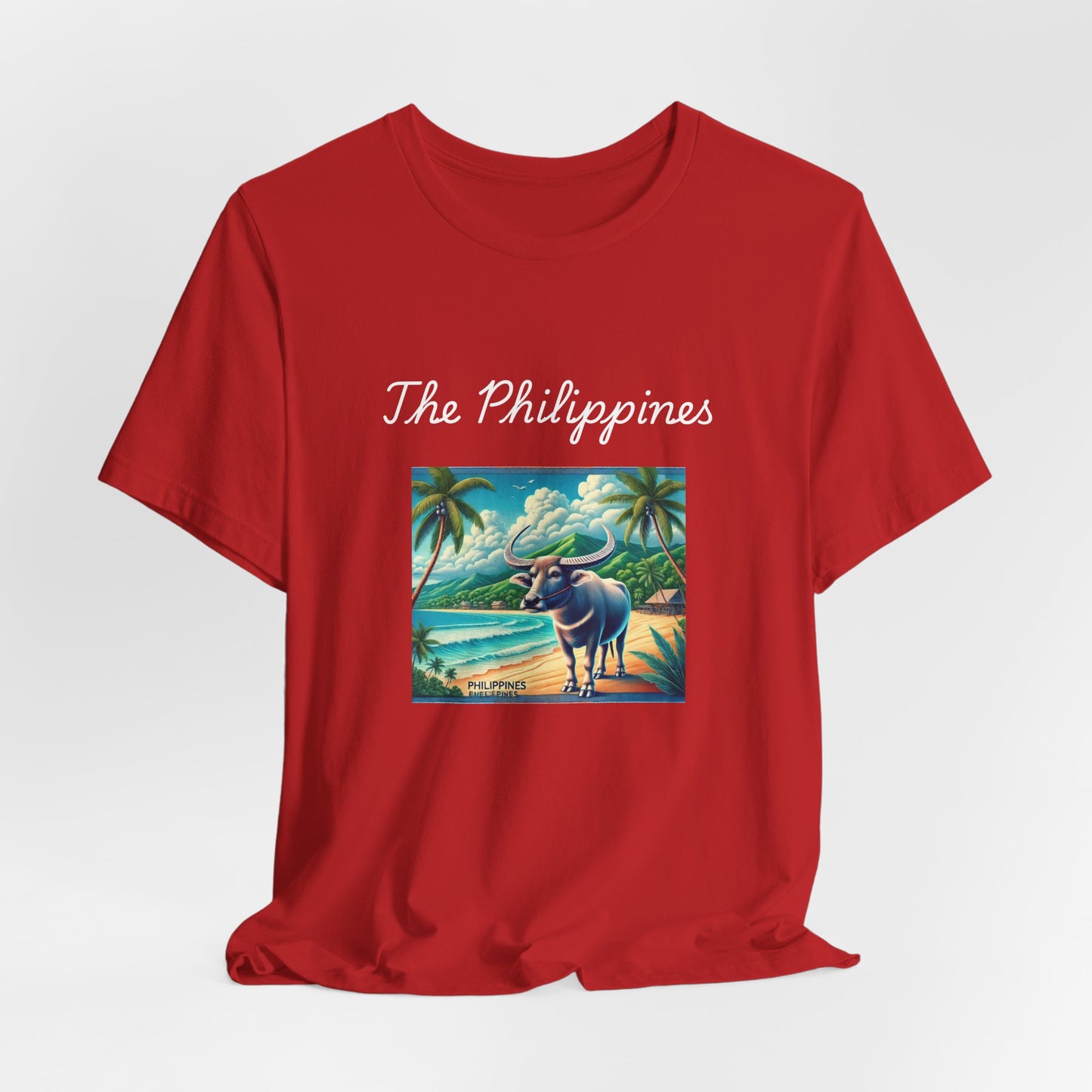 The Philippines Carabao t shirt - red