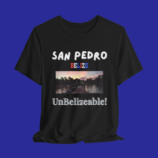 San Pedro, Belize UnBelizeable t shirt - black