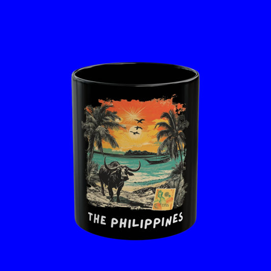 Philippines Carabao On The Beach Coffee Mug