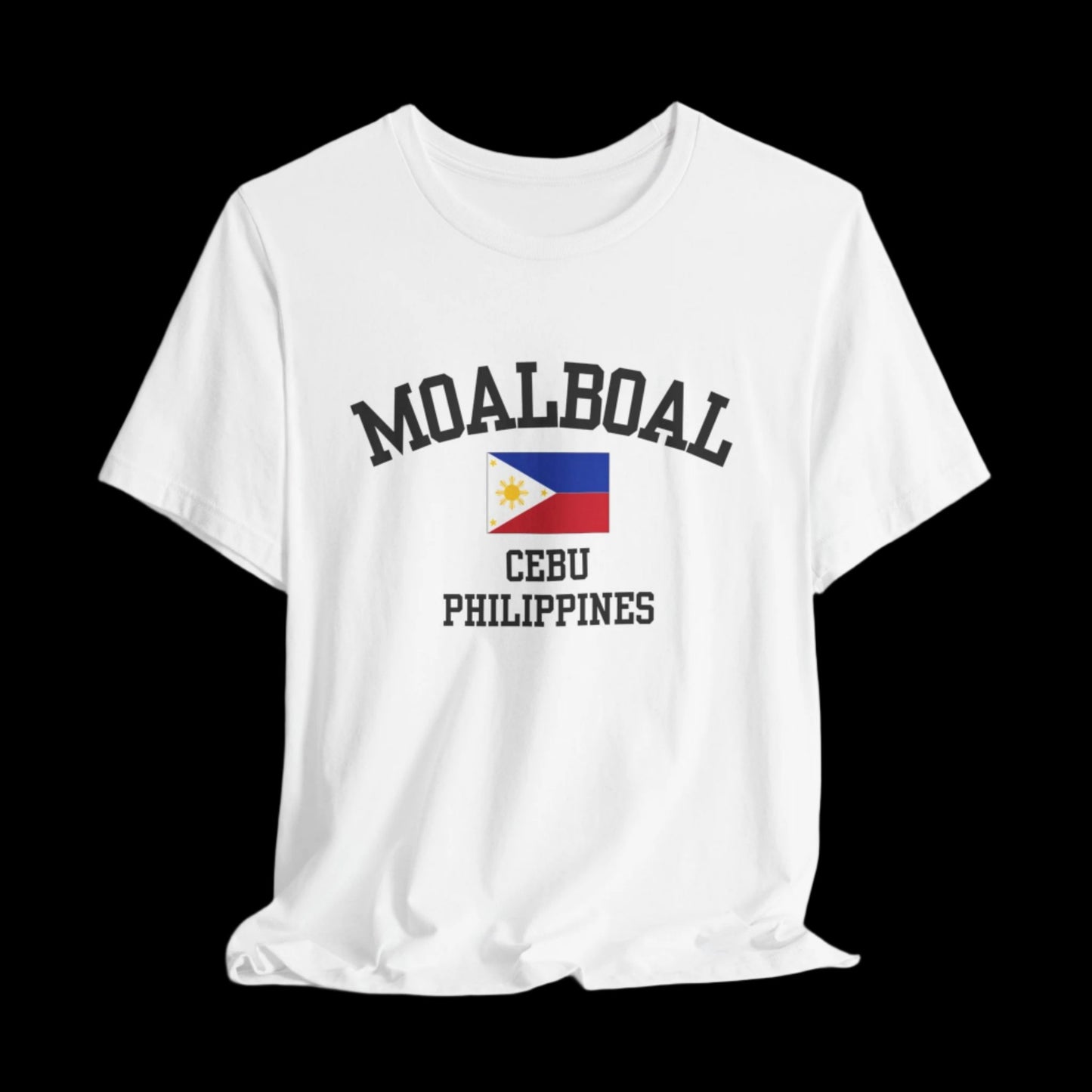 Moalboal, Philippines logo t shirt - white