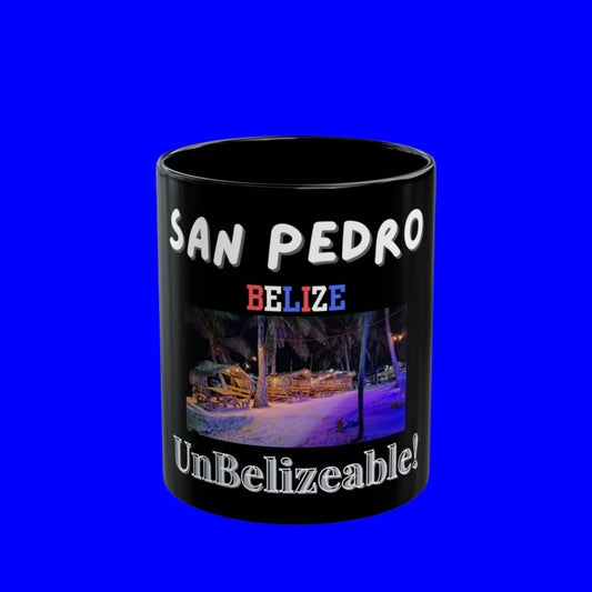 San Pedro, Belize UnBelizeable logo coffee mug