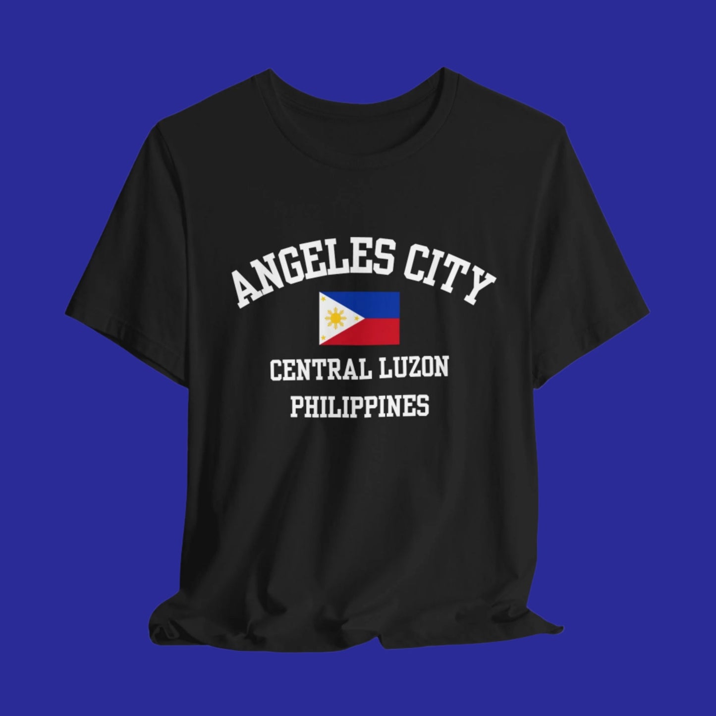 Angeles City, Philippines logo t shirt - black