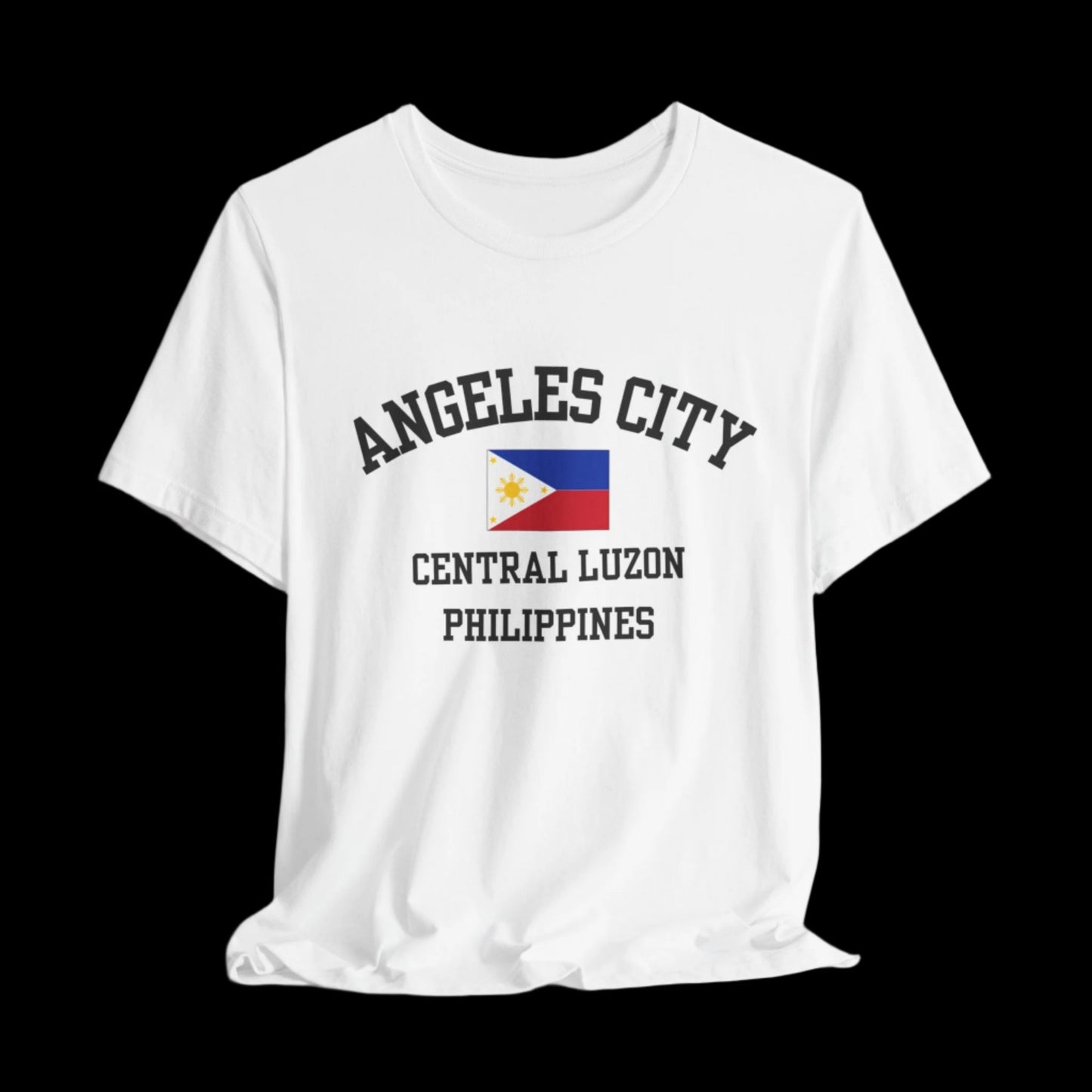 Angeles City, Philippines logo t shirt - white