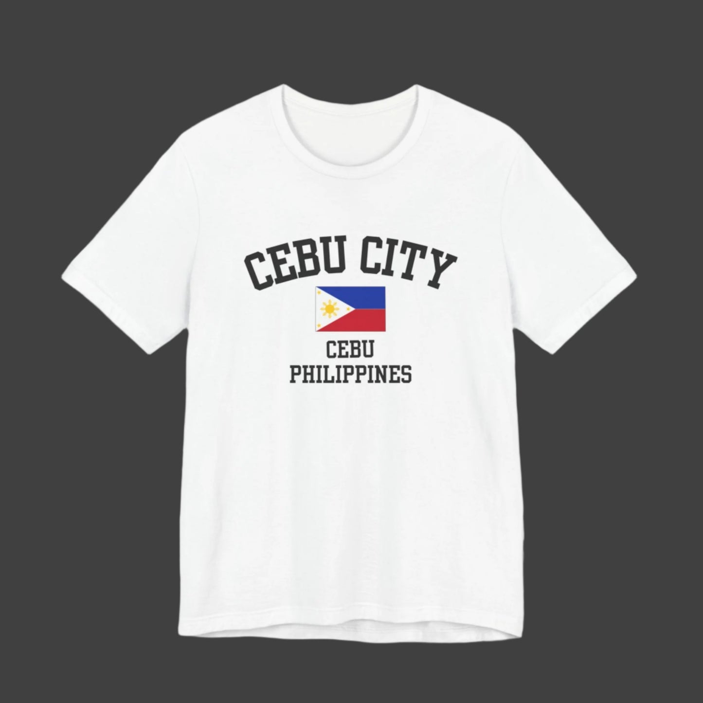 Cebu City, Philippines logo t shirt - white