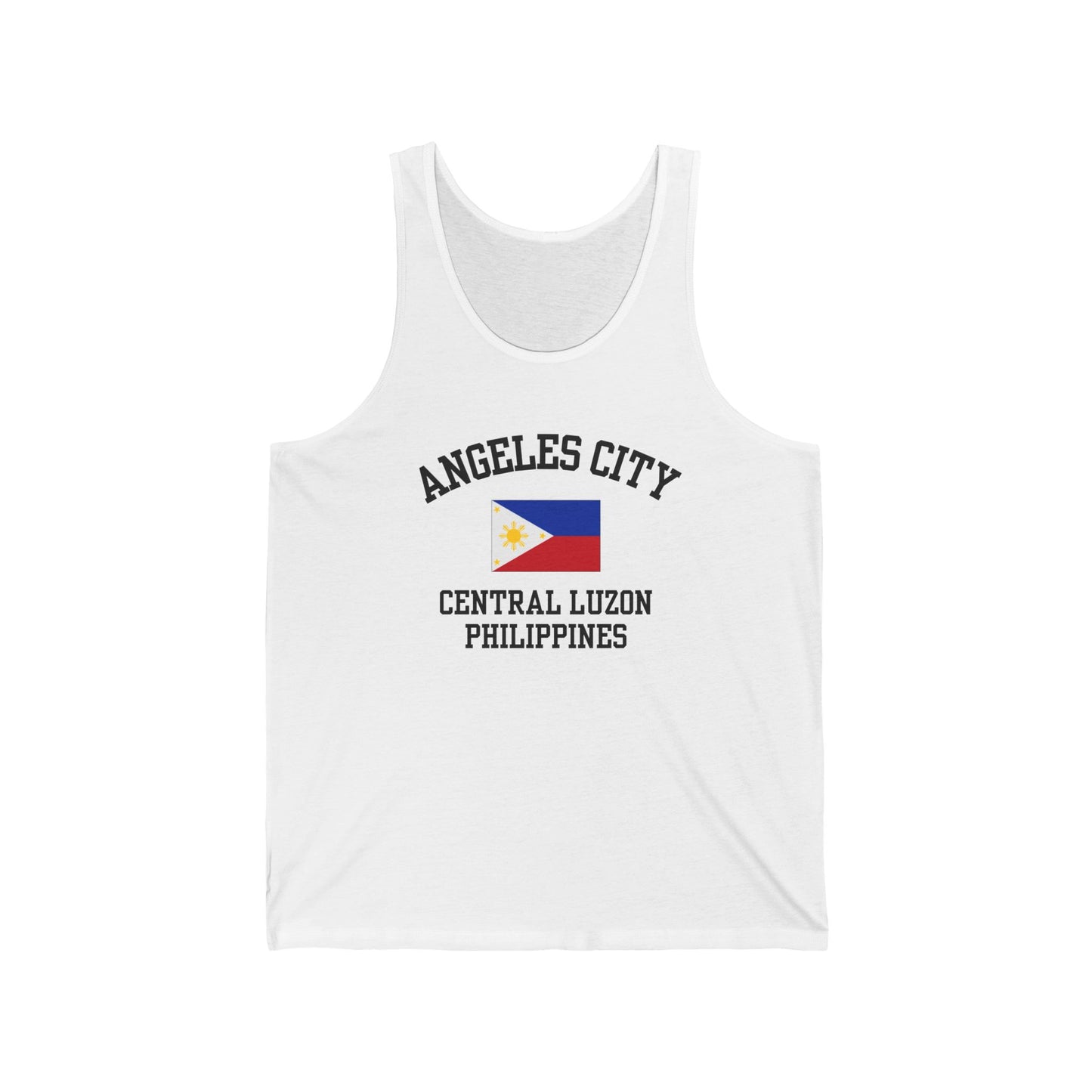 Angeles City, Philippines logo tank top - white