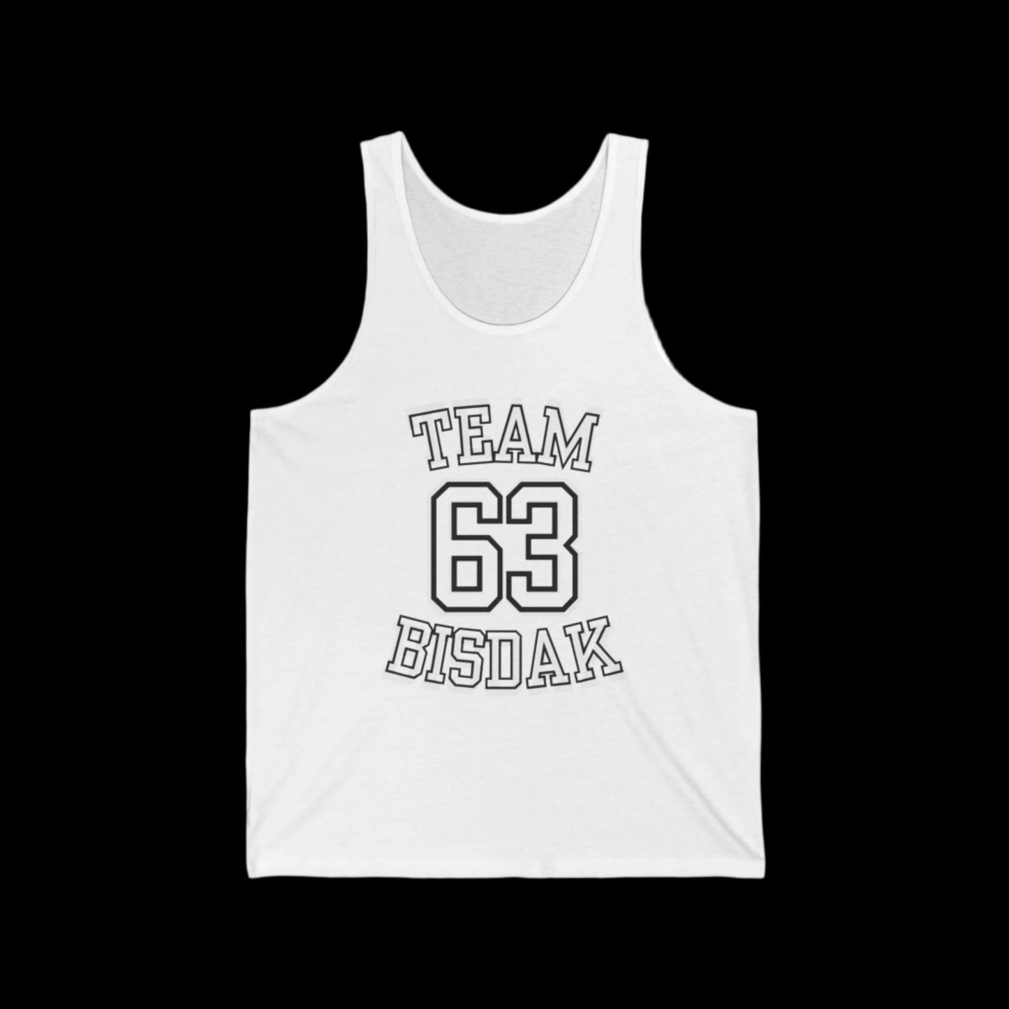 Team Bisdak logo tank top - white