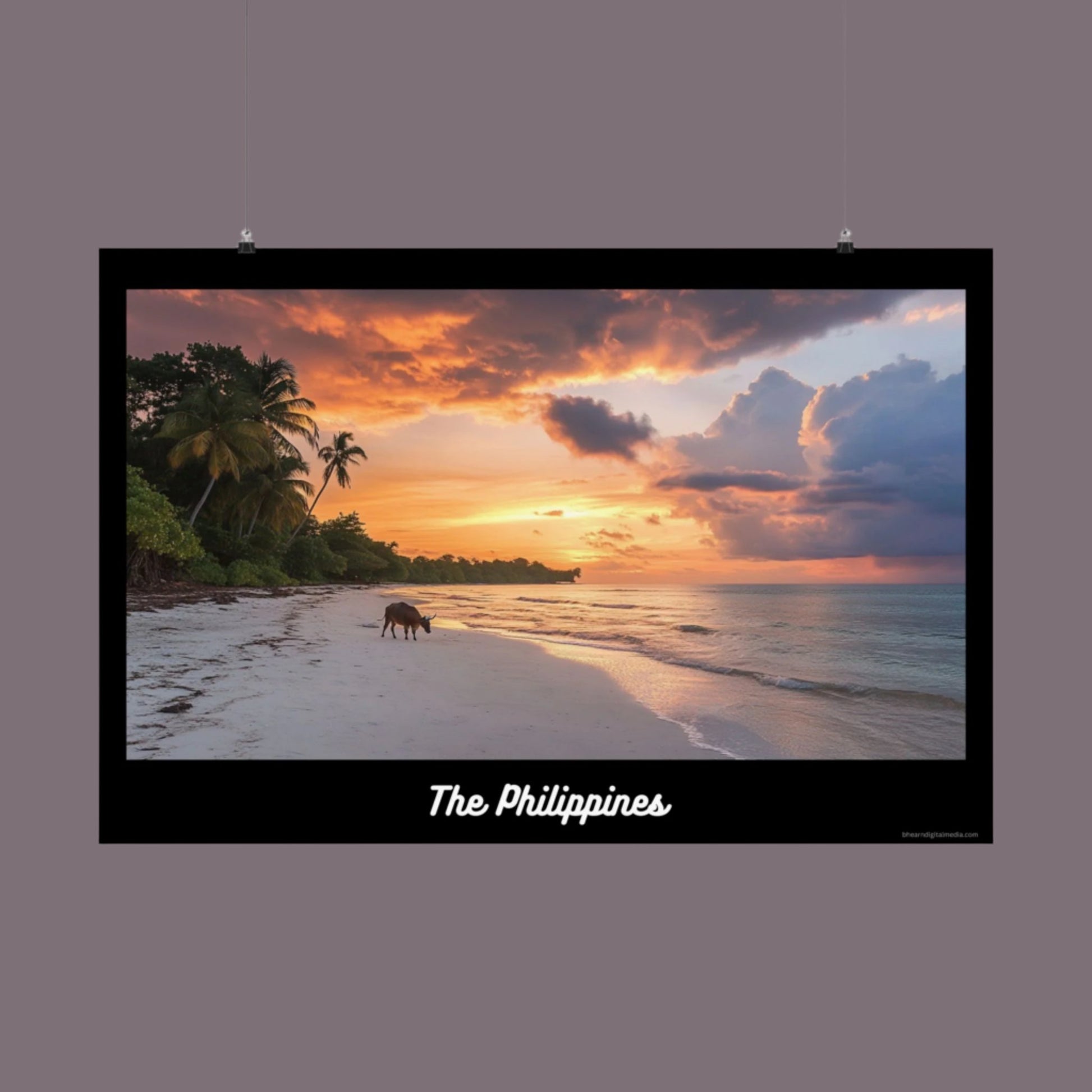 Philippines carabao wall art