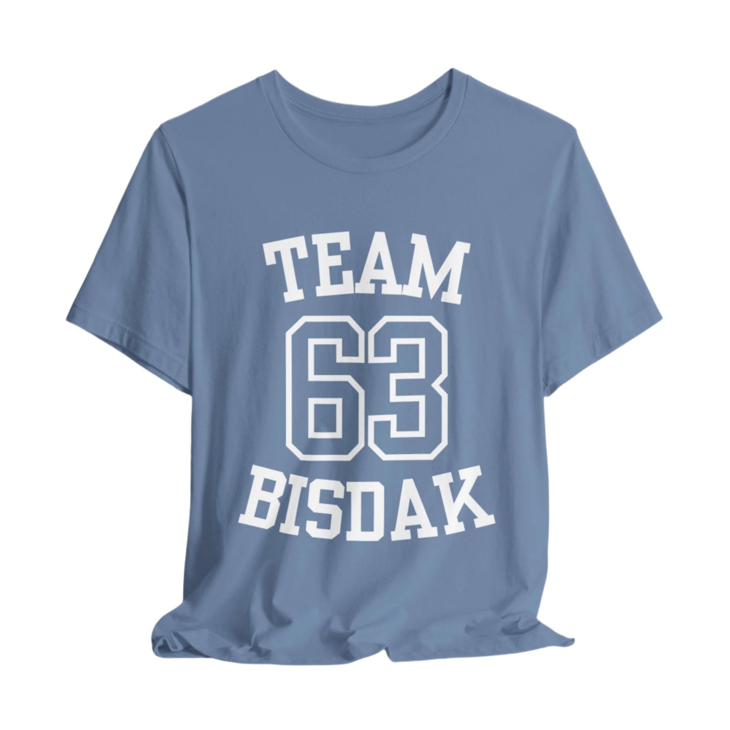 Team Bisdak logo t shirt - steel blue