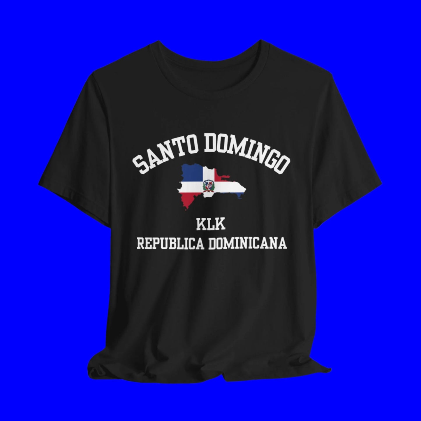 Santo Domingo, Dominican Republic "KLK" t shirt - black