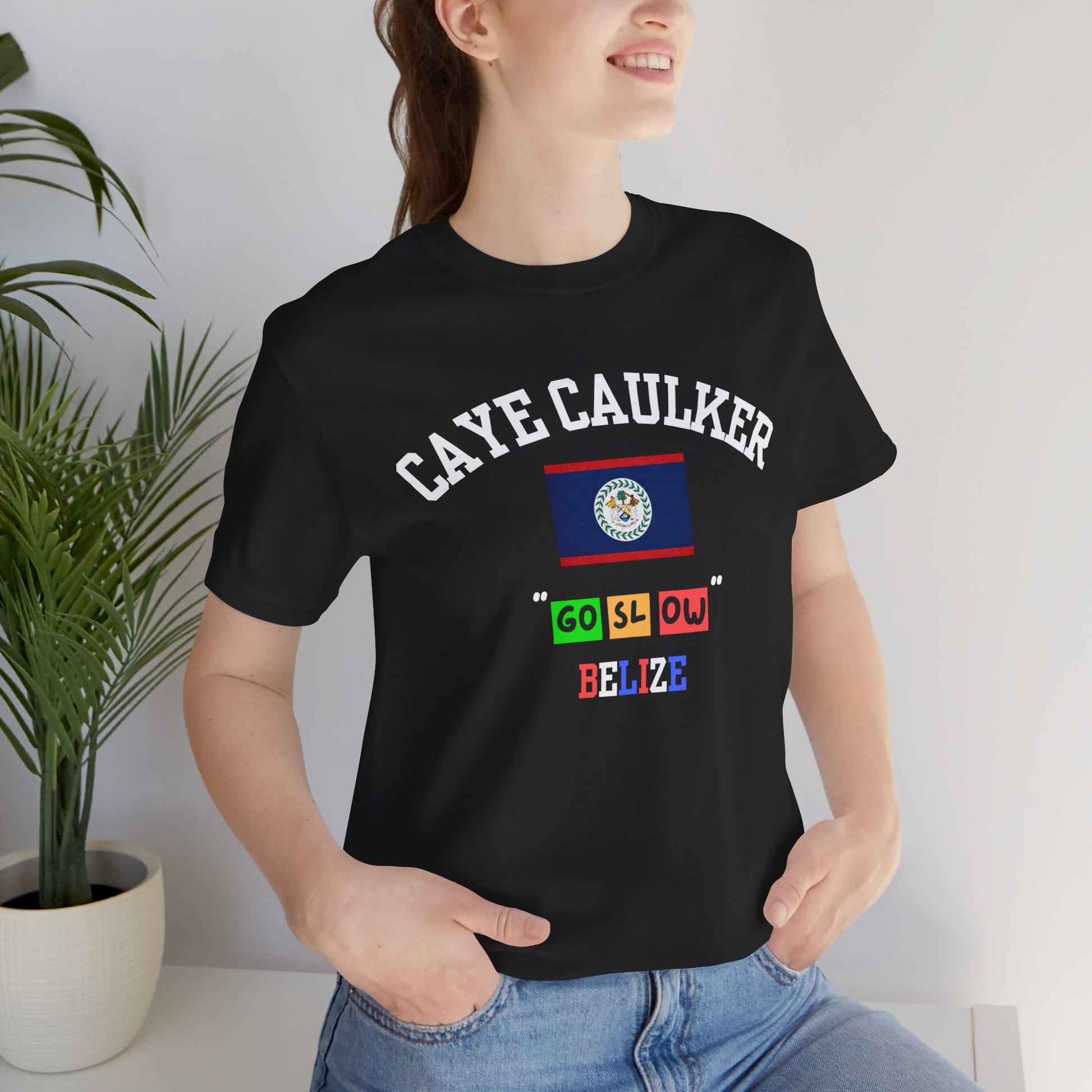 Belize Caye Caulker logo t shirt