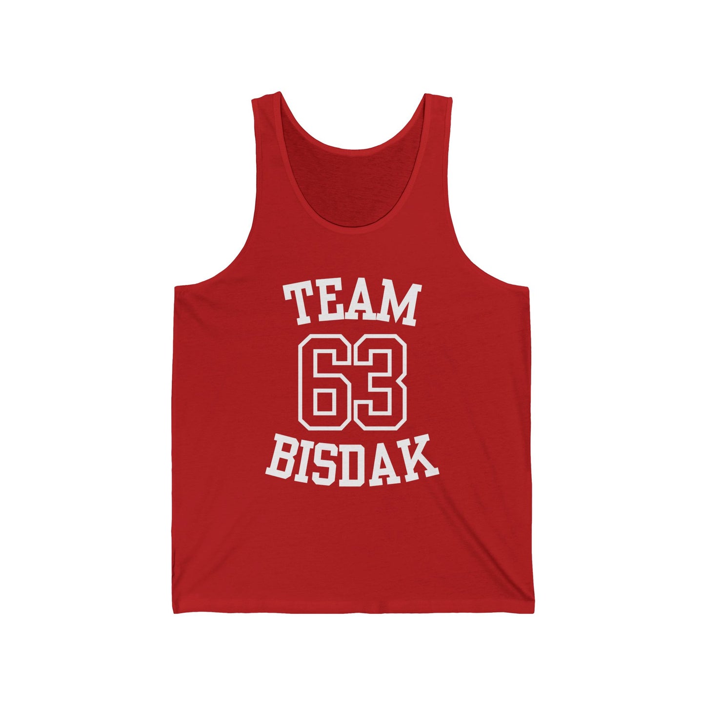 Team Bisdak logo tank top - red