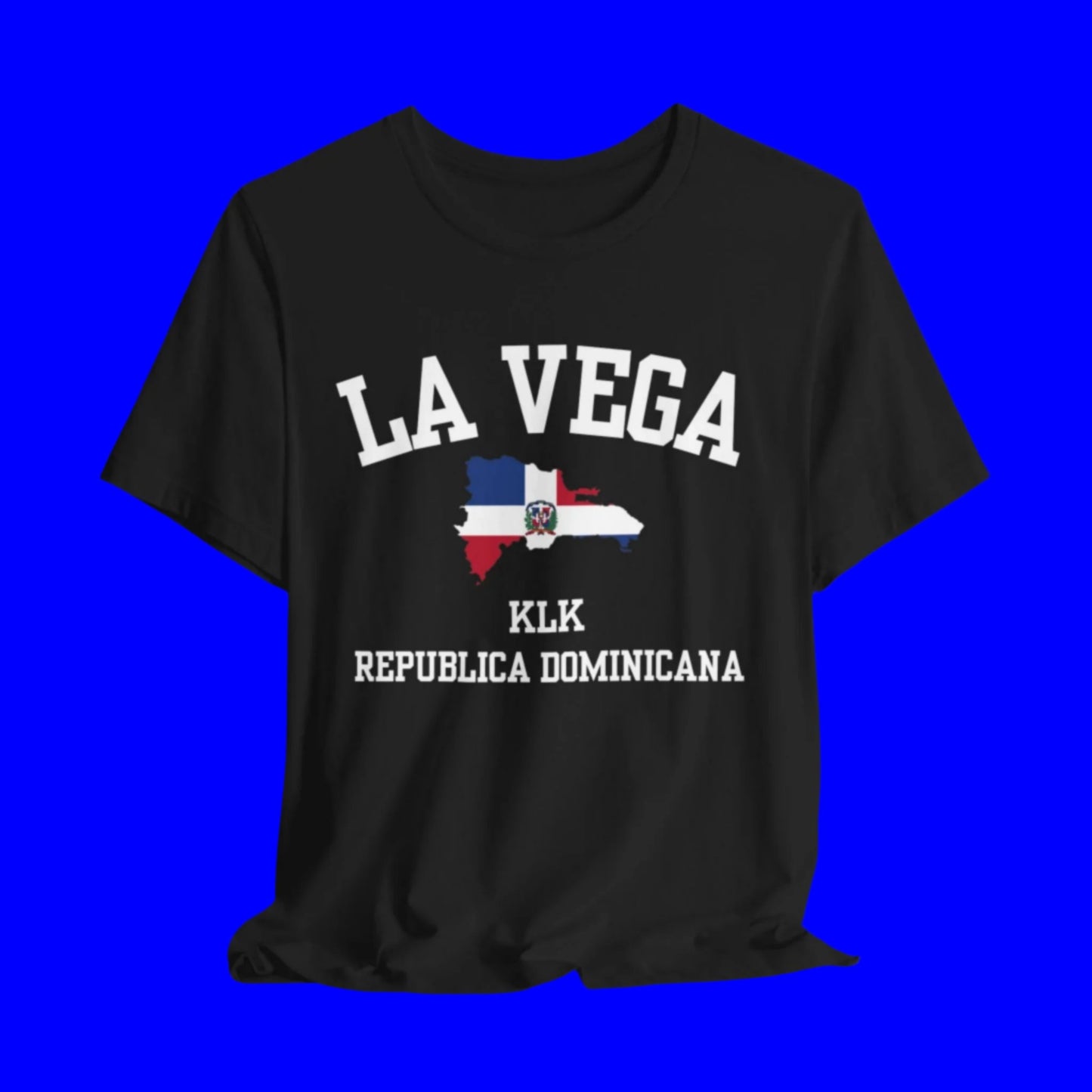 La Vega, Dominican Republic KLK  logo t shirt - black