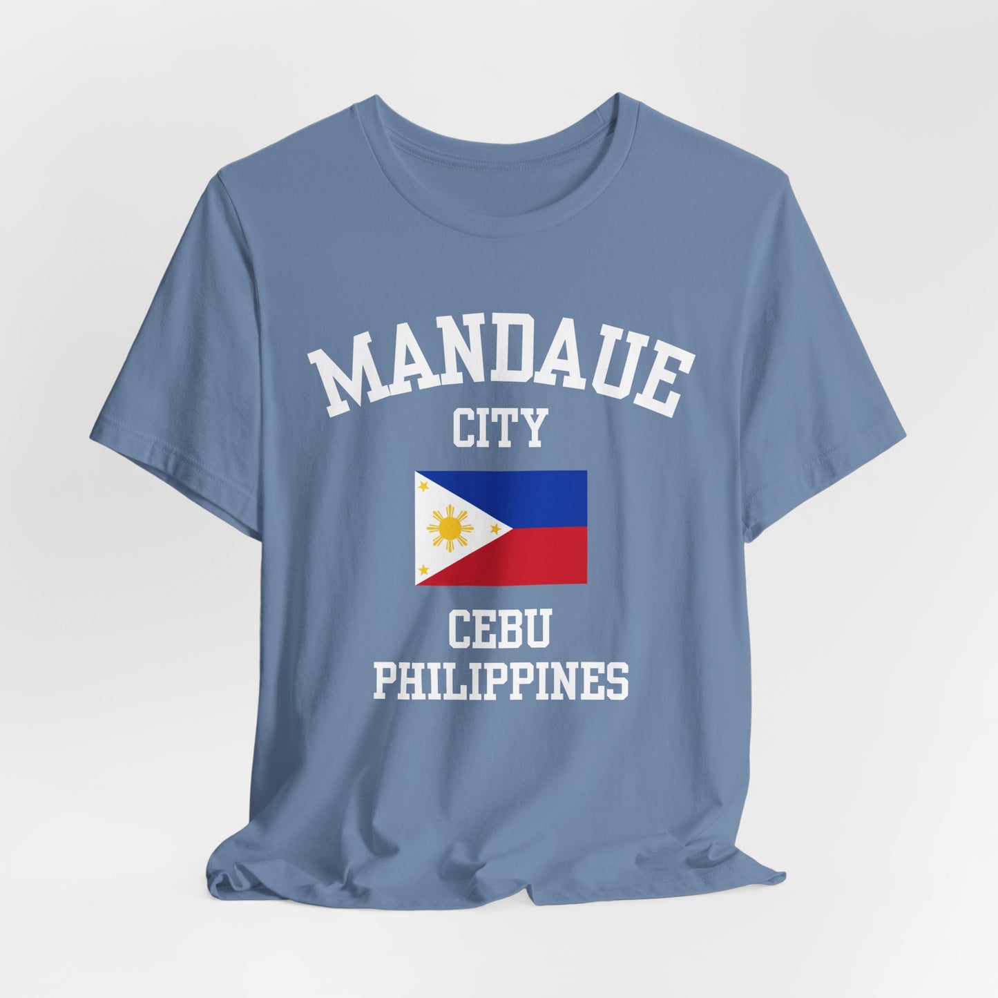 Mandaue City, Philippines logo t shirt - steel blue