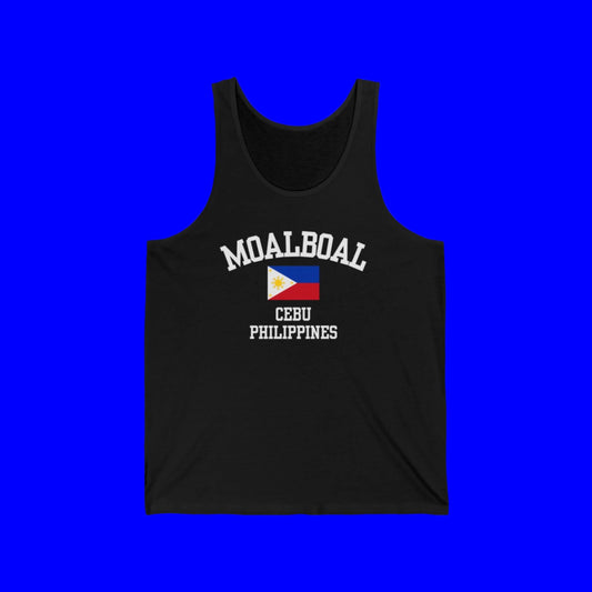 Moalboal, Philippines logo tank top - black