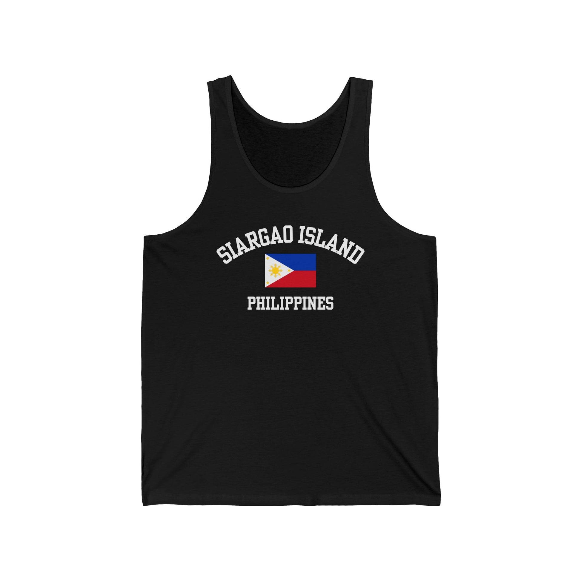 Siargao, Philippines logo tank top - black