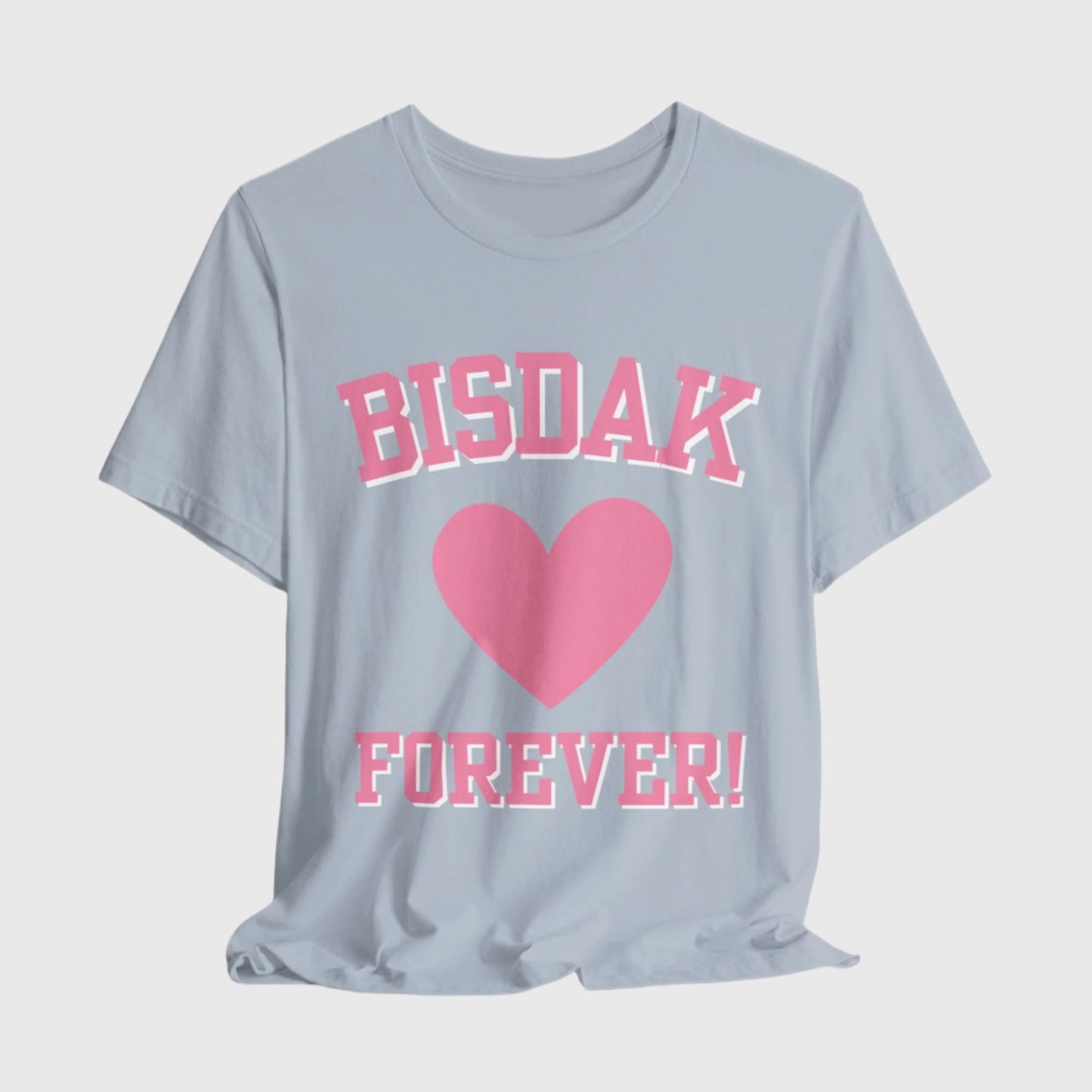 Bisdak Forever logo t shirt - light blue