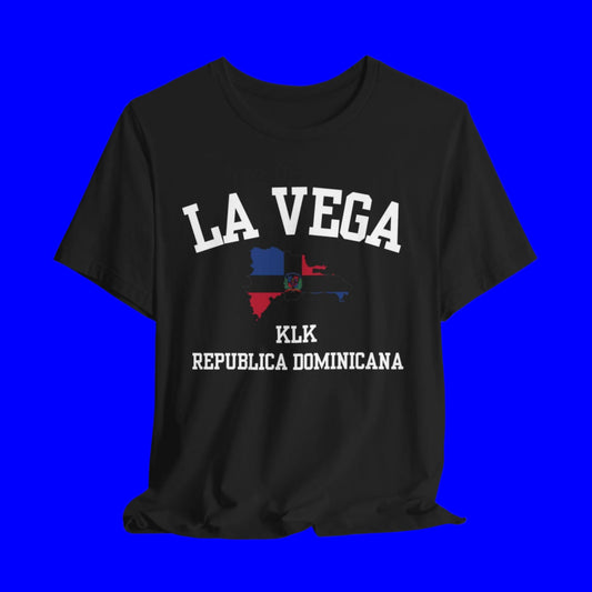 La Vega, Dominican Republic KLK  logo t shirt - black