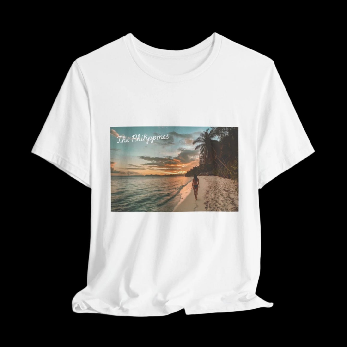 Philippines Beach Souvenir T-Shirt - white