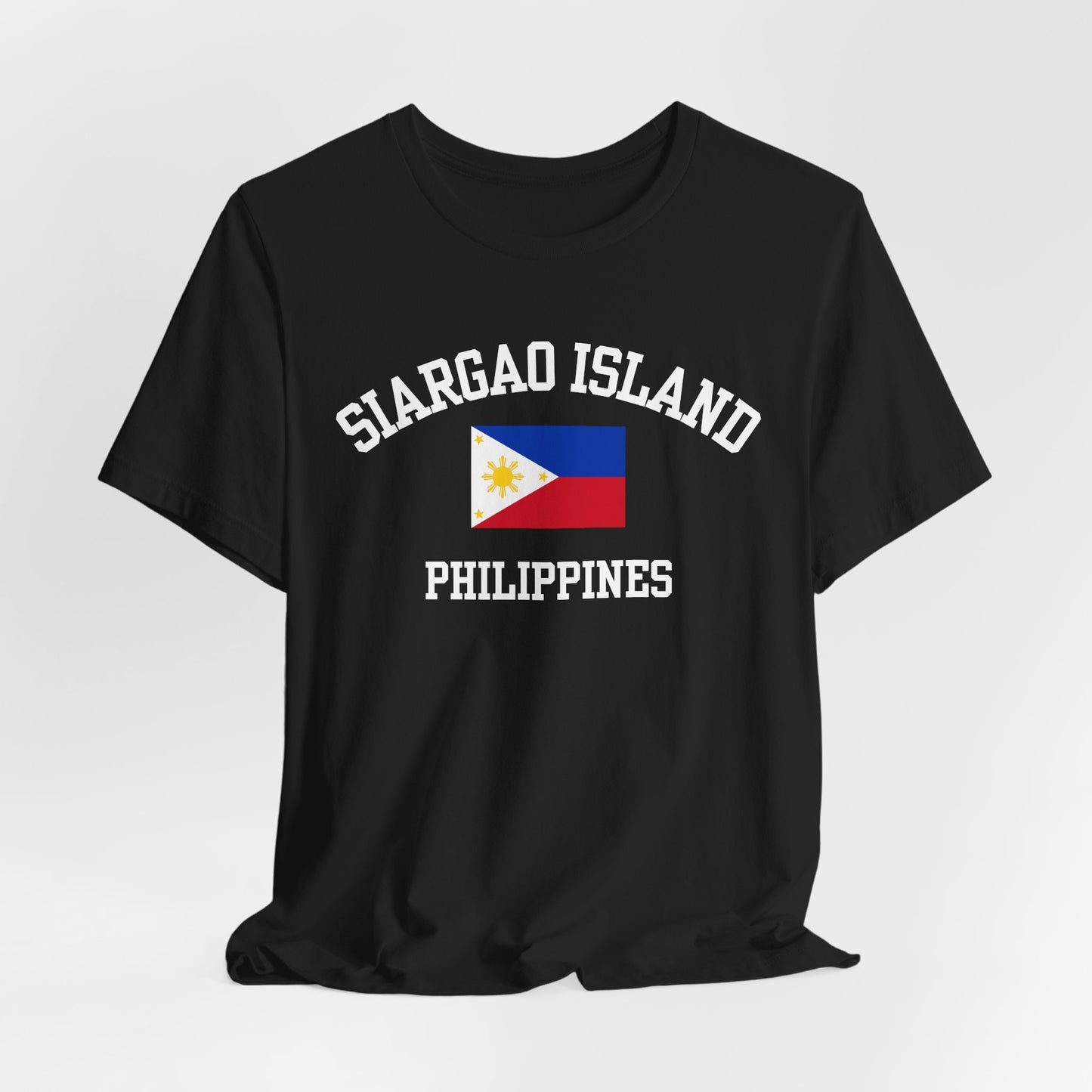 Siargao, Philippines logo t shirt - black