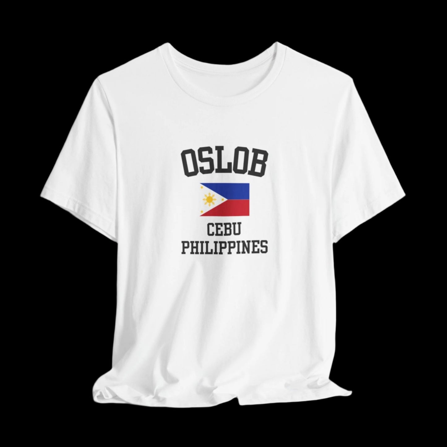 Oslob, Philippines logo t shirt - white