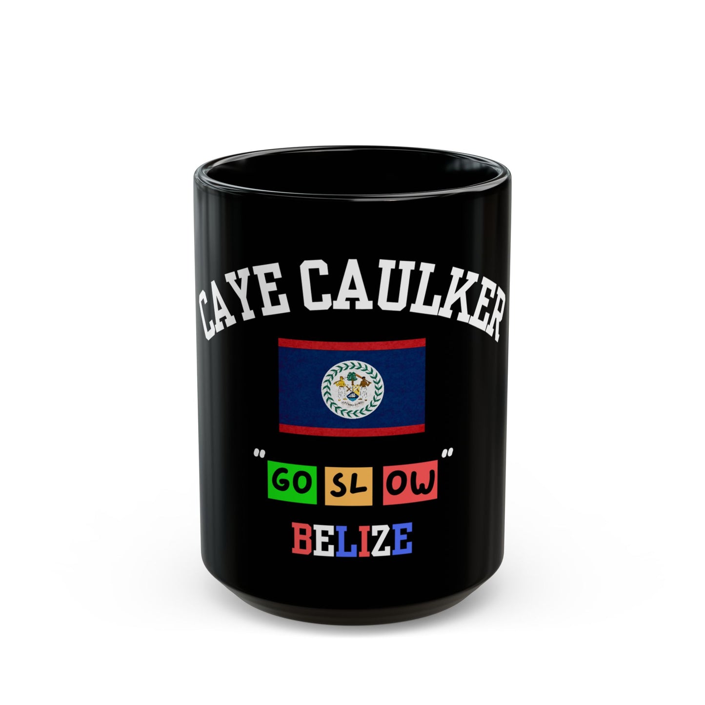 Belize Caye Caulker logo coffee mug