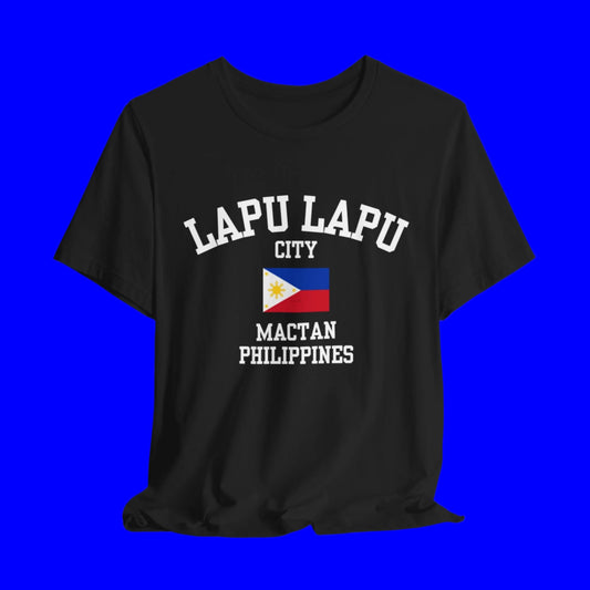 Lapu Lapu City, Philippines logo t shirt -  black