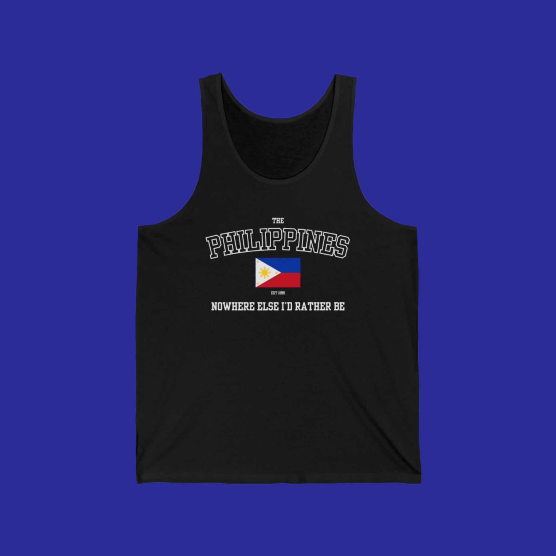 Philippines tank top - black Nowhere Else I'd Rather Be